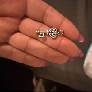 James Avery Silver Key Charm